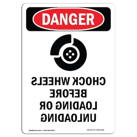 OSHA Danger, 3.5 Width, Decal